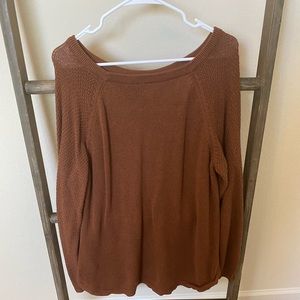 Burnt orange sweater